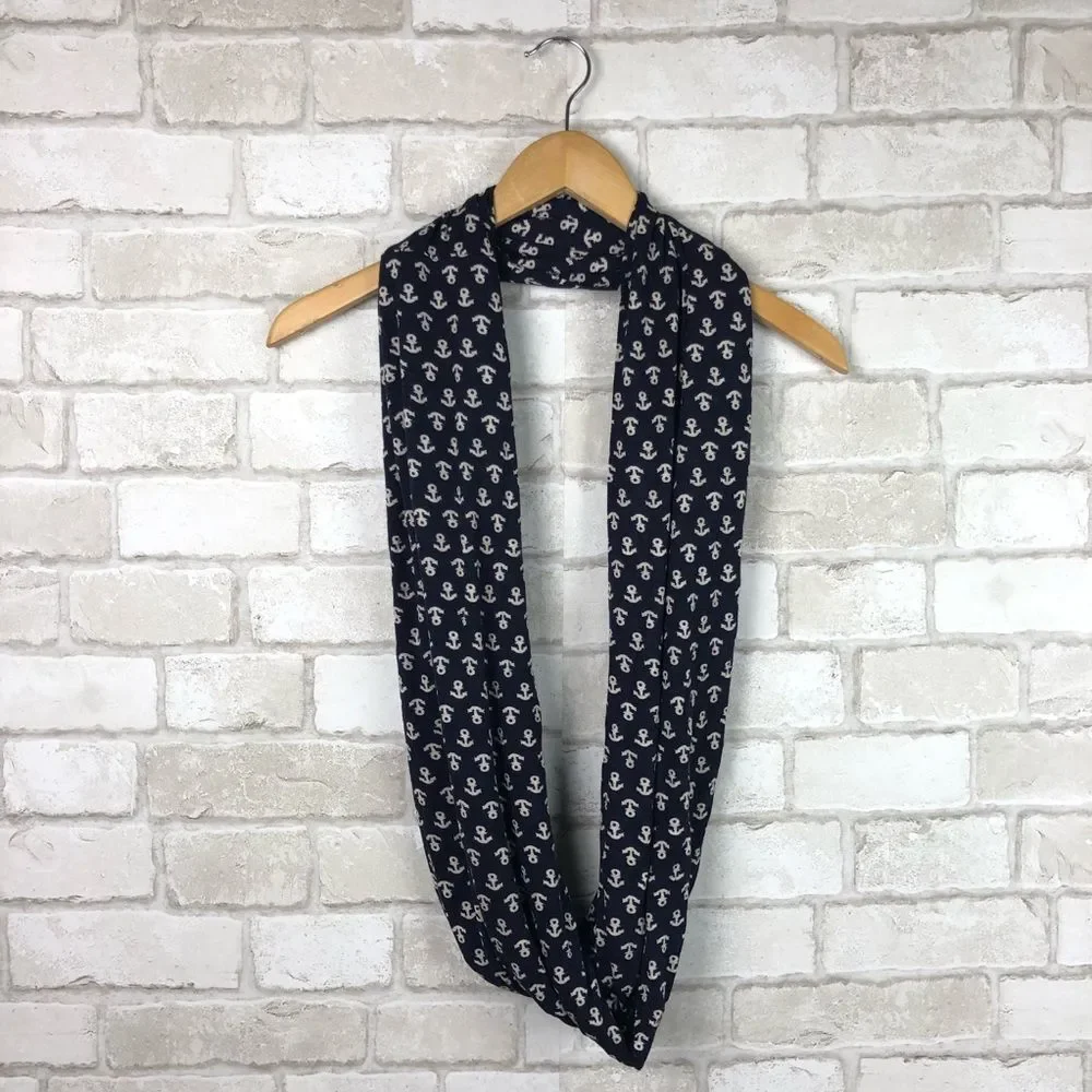 Sperry Anchor Print Infinity Scarf